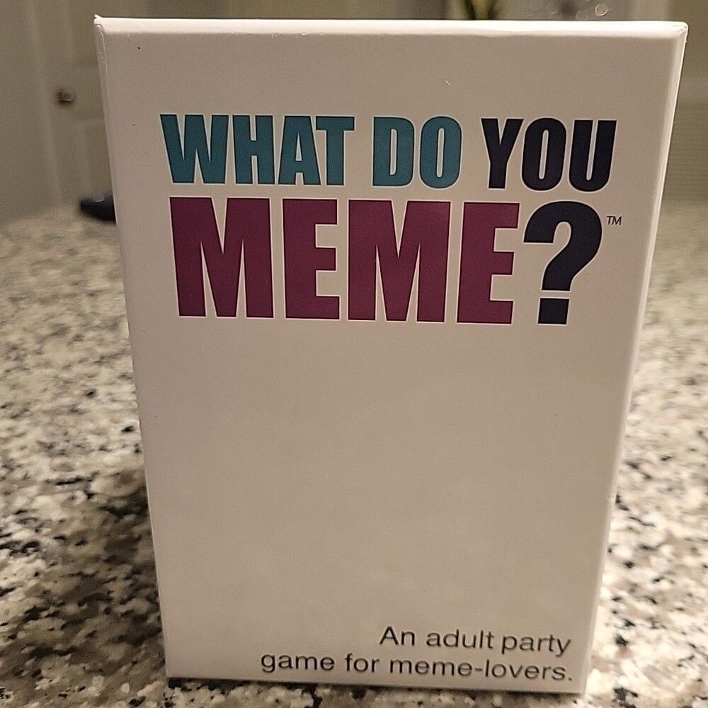 WHAT DO YOU MEME? Adult Party Card Game 2017